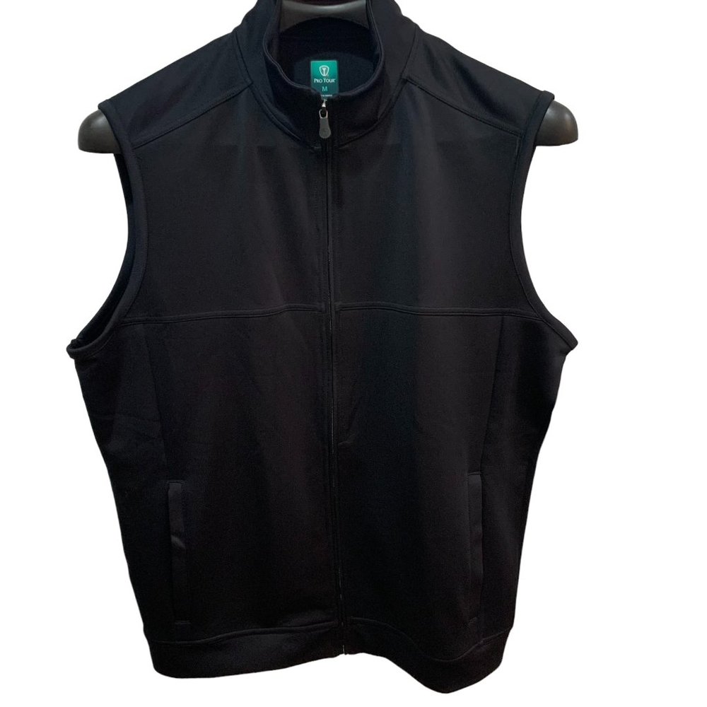 NWT Men's PGA Pro Tour Vest - Caviar - Medium